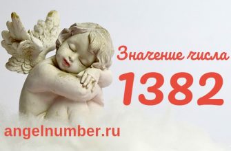 Число 1382 Ангельская нумерология