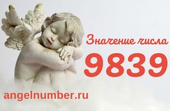 число 9839 ангельская нумерология