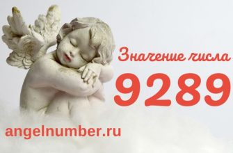 Число 9289 ангельская нумерология