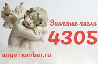 число 4305 в ангельской нумерологии