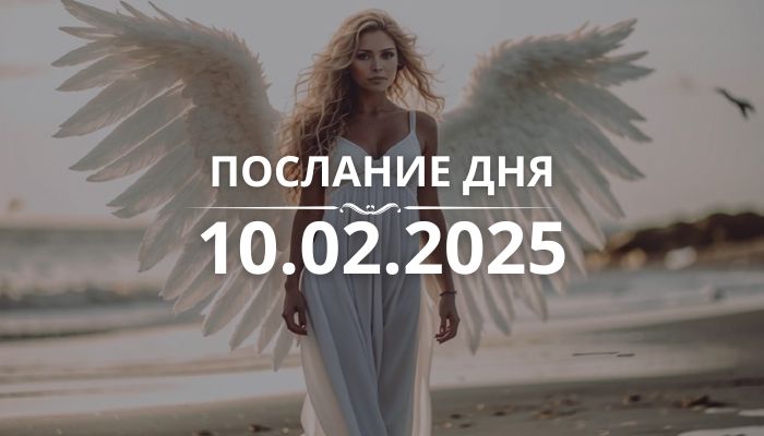 Послание дня от Ангелов на 10.02.2025