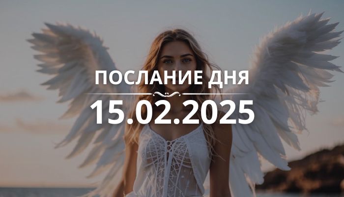 Послание дня от Ангелов на 15.02.2025