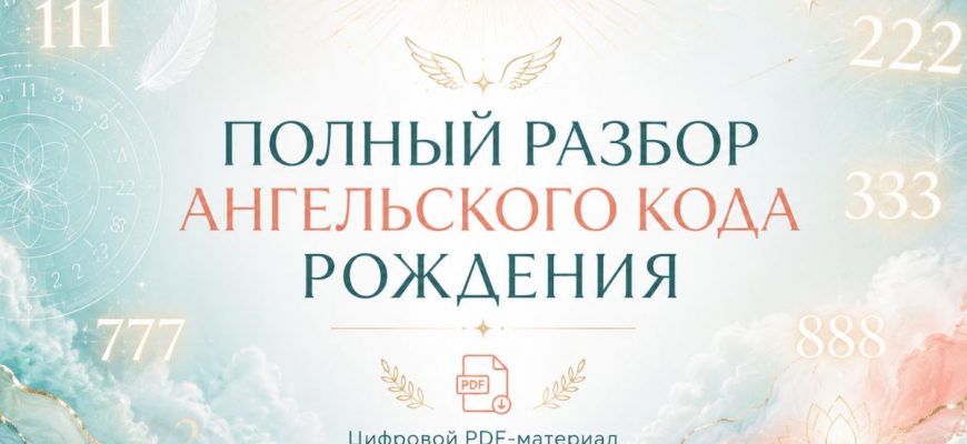 Полный разбор ангельского кода рождения